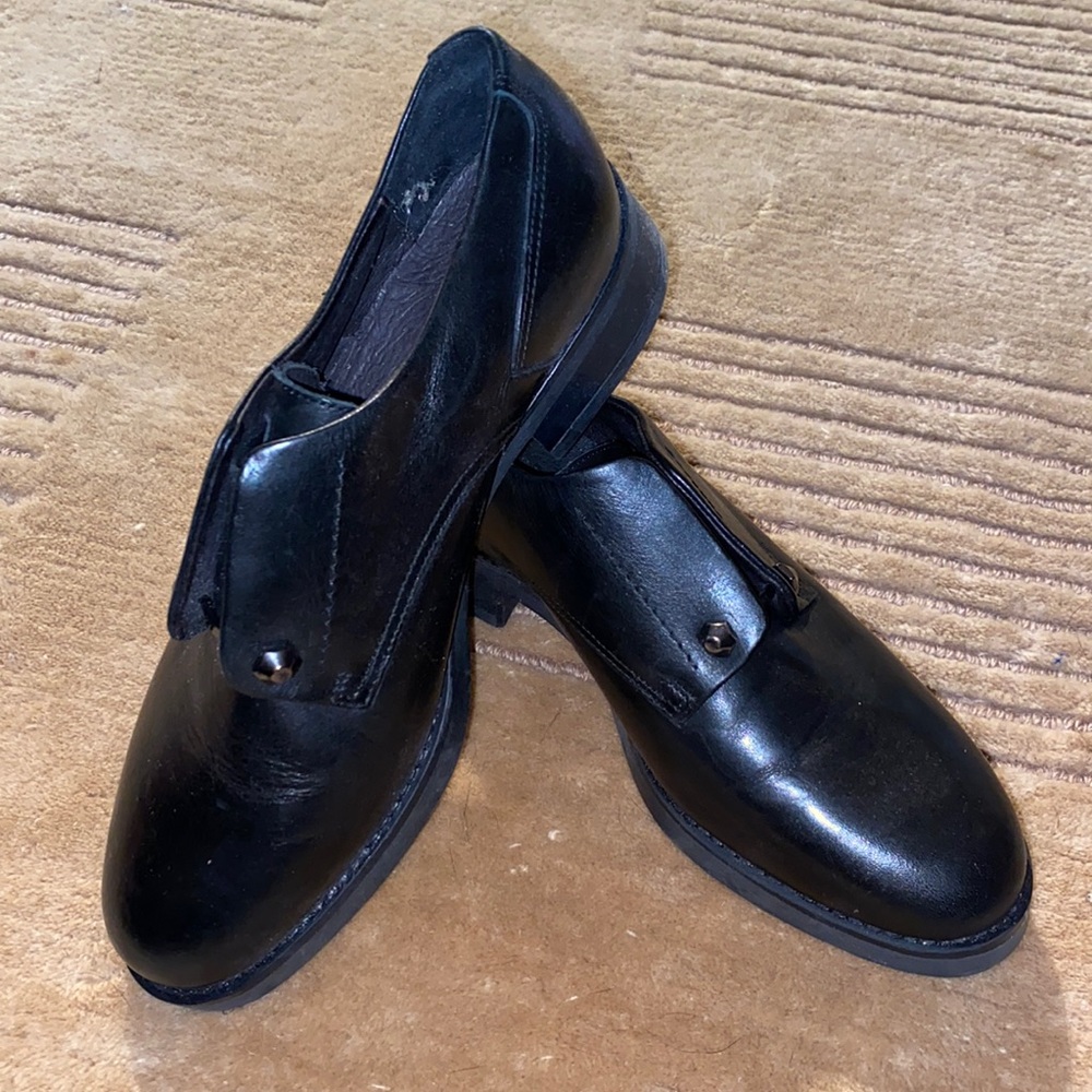 Fabianelli Italian Leather Black shoes Loafers 8